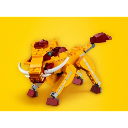 LEGO Creator 3w1 31112 Dziki Lew Struś i Guziec